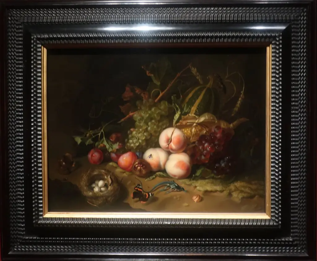 Still-Life with Fruit and Insects, by Rachel Ruysch