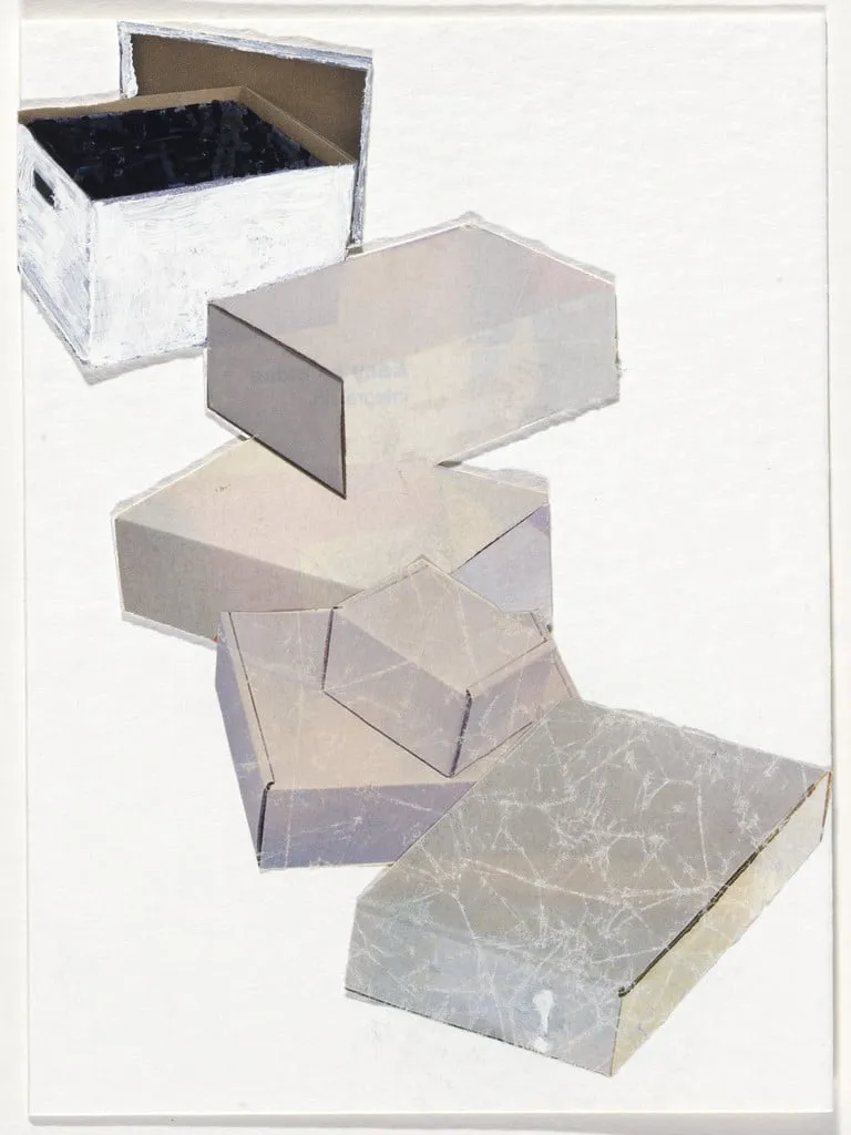 Untitled, by Rachel Whiteread, gouache, 2004