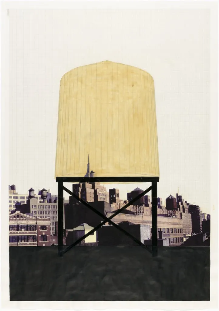 Untitled, by Rachel Whiteread, graphite, 1997