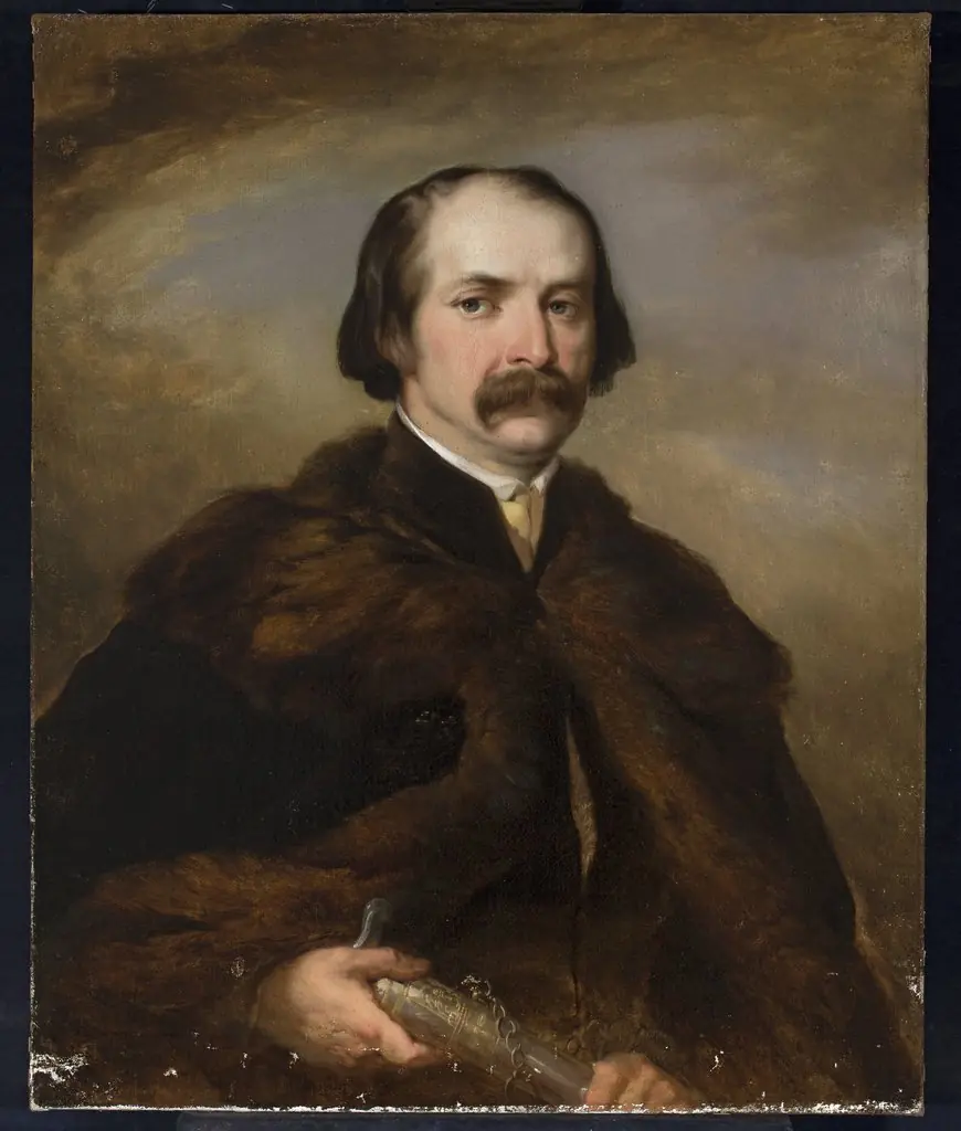 Portrait of a nobleman in the delia coat, by Rafał Hadziewicz