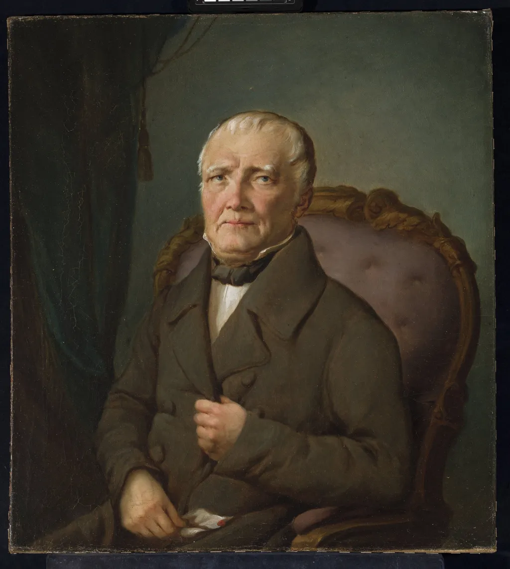 Portrait of Stanisław Kurpiewski, by Rafał Hadziewicz, oil, 1860