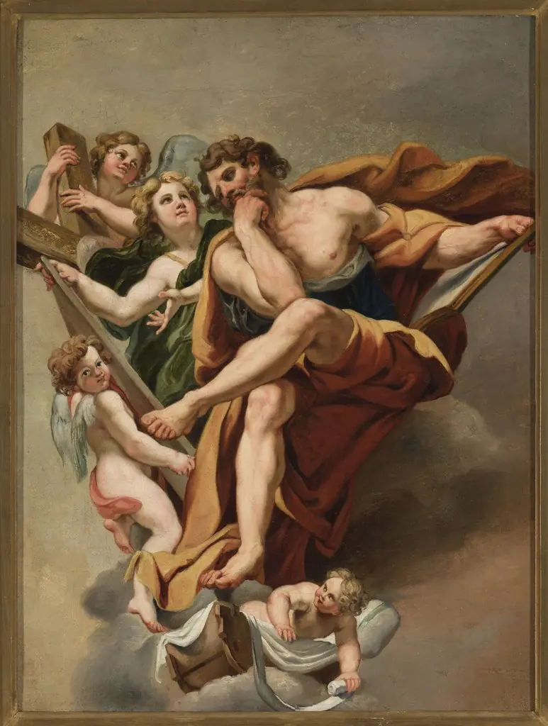 Saint Matthew and Angels, by Rafał Hadziewicz