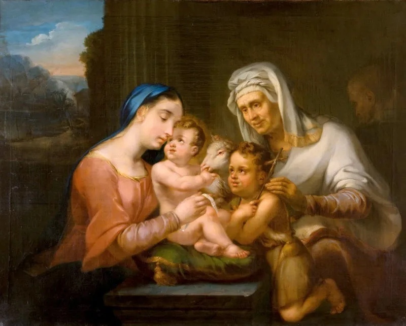 Święta Rodzina (Święta Familia; Familia święta), by Rafał Hadziewicz, oil, 1844