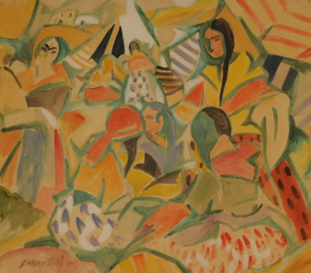Gypsy Camp, by Rafael Barradas