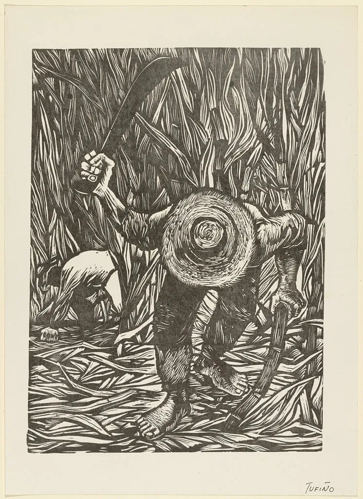 Untitled, by Rafael Tufiño, ink, 1937