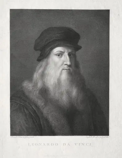 Leonardo da Vinci, by Raffaello Morghen