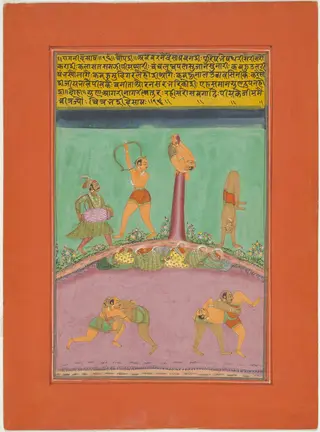 Ragini Desakh, Page from a Jaipur Ragamala Set