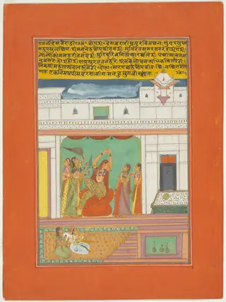 Ragini Desavaradi, Page from a Jaipur Ragamala Set