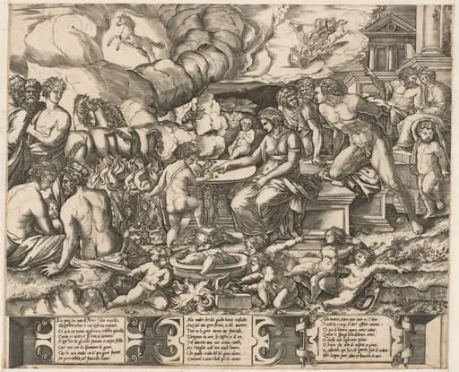 Allegory of Love, by Raimondi School