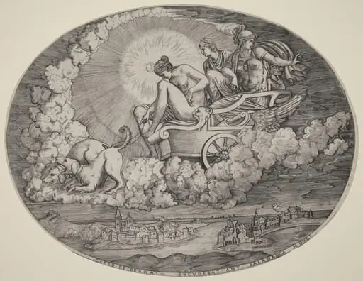The Chariot of Diana, by Raimondi School