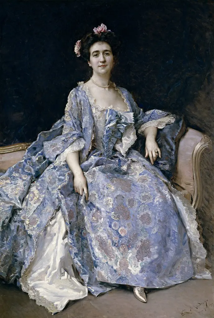 María Hahn esposa del pintor, by Raimundo de Madrazo y Garreta