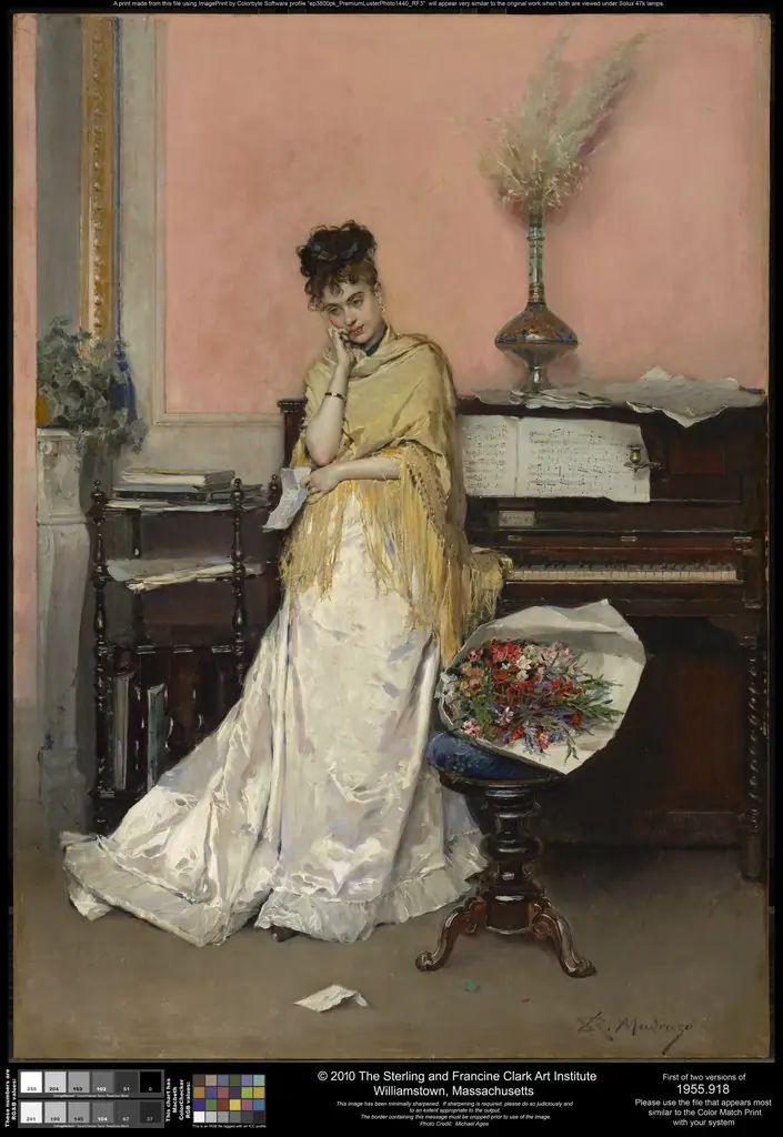 Reverie—The Letter, by Raimundo de Madrazo y Garreta
