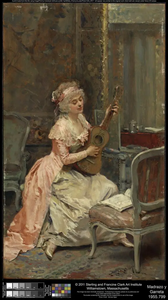 Woman with a Guitar, by Raimundo de Madrazo y Garreta