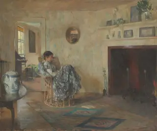 Rainy Day, by Frank Weston Benson