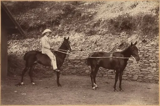 Captain H.S. Rawhinson (recto), by Raja Deen Dayal
