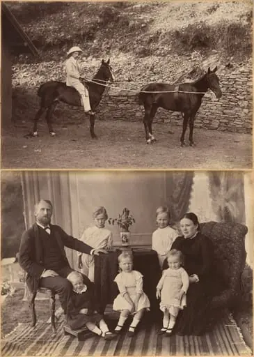 Captain H.S. Rawhinson (recto); Mr. Robert Holtz and Family (verso), by Raja Deen Dayal
