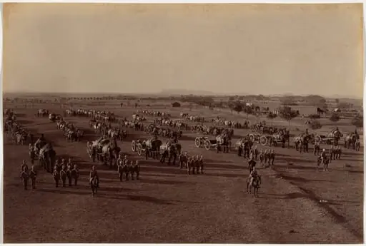 Elephant Battery on Parade, by Raja Deen Dayal