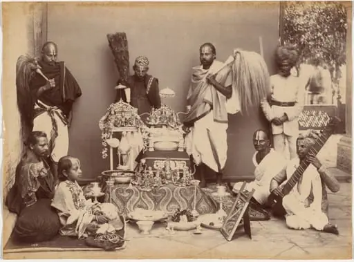 Maharaja of Rewa in Prayer, by Raja Deen Dayal