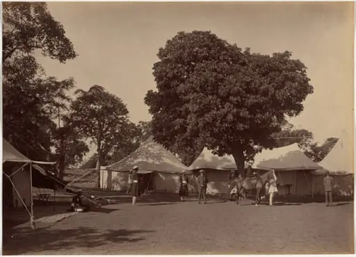 Major Martelli's Camp at Mhow, by Raja Deen Dayal