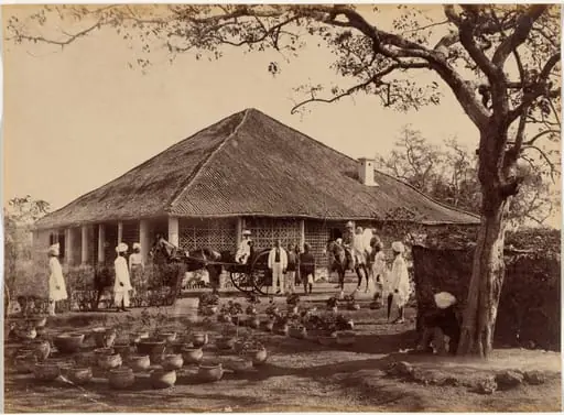 Reverend Loche at Neemuch, by Raja Deen Dayal