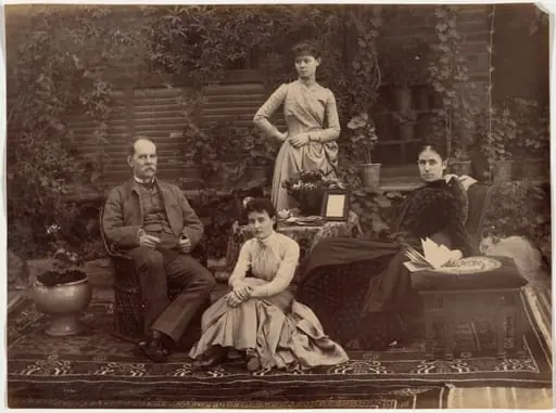 Sir Auckland Colvin and Family, Shimla, by Raja Deen Dayal