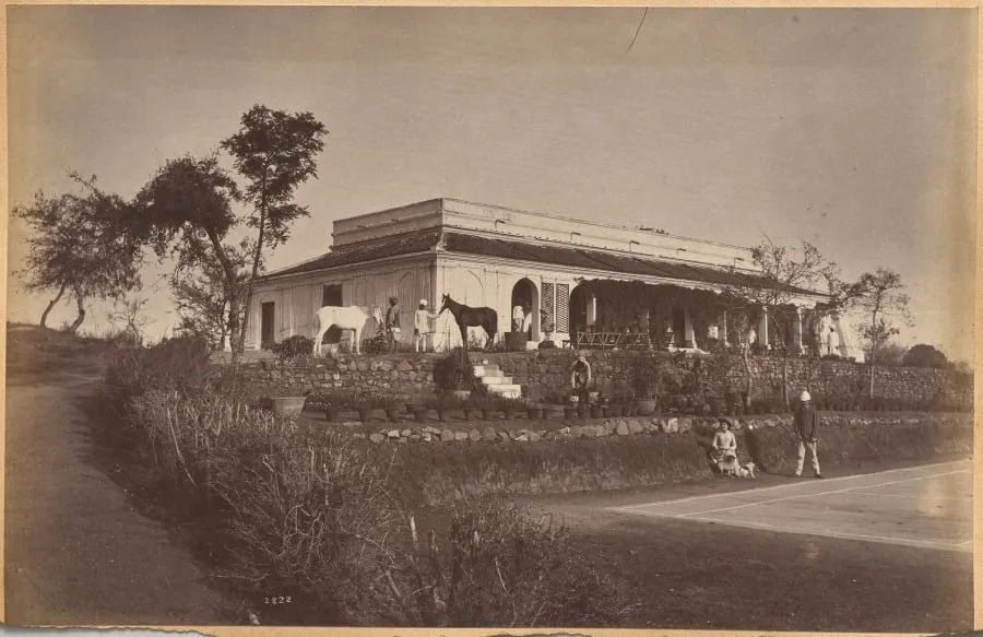 Untitled (verso, bottom), by Raja Deen Dayal, 1884