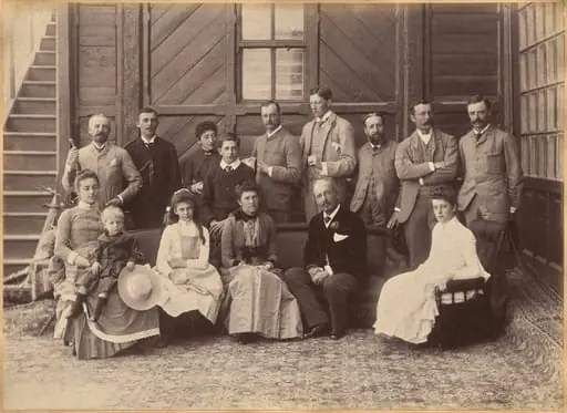 Viceregal Party Shimla (verso), by Raja Deen Dayal