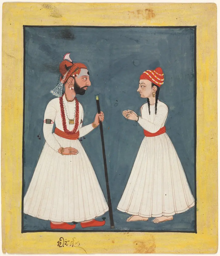 Raja Shamsher Sen with a Youth, 1765