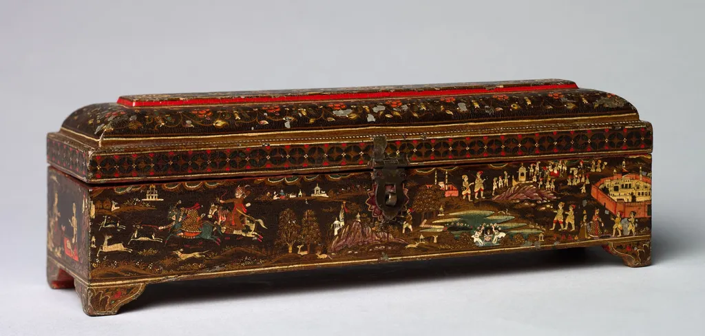 Rajput Box with Various Scenes, unspecified, 1800
