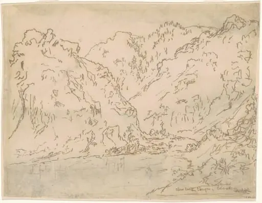Clear Creek Canyon, Rocky Mountains, Colorado, by Ralph Albert Blakelock