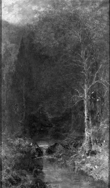 Forest Scene with Pool, by Ralph Albert Blakelock