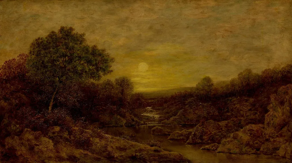 Golden Glow, by Ralph Albert Blakelock, oil, 1893