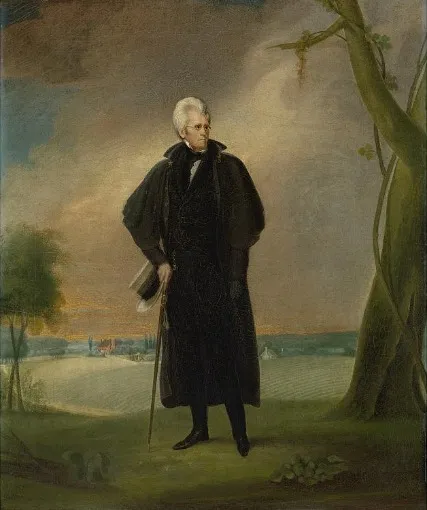 Andrew Jackson, 15 Mar 1767 - 8 Jun 1845, by Ralph E. W. Earl, oil, 1830