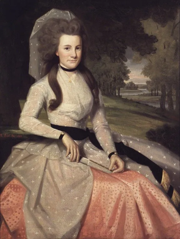 Clarissa Seymour (later Mrs. Truman Marsh), by Ralph Earl, oil, 1795
