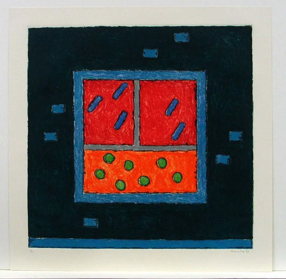 Untitled, by Ralph Humphrey, ink, 1983