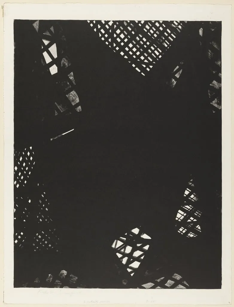 Untitled, by Ralston Crawford, ink, 1955