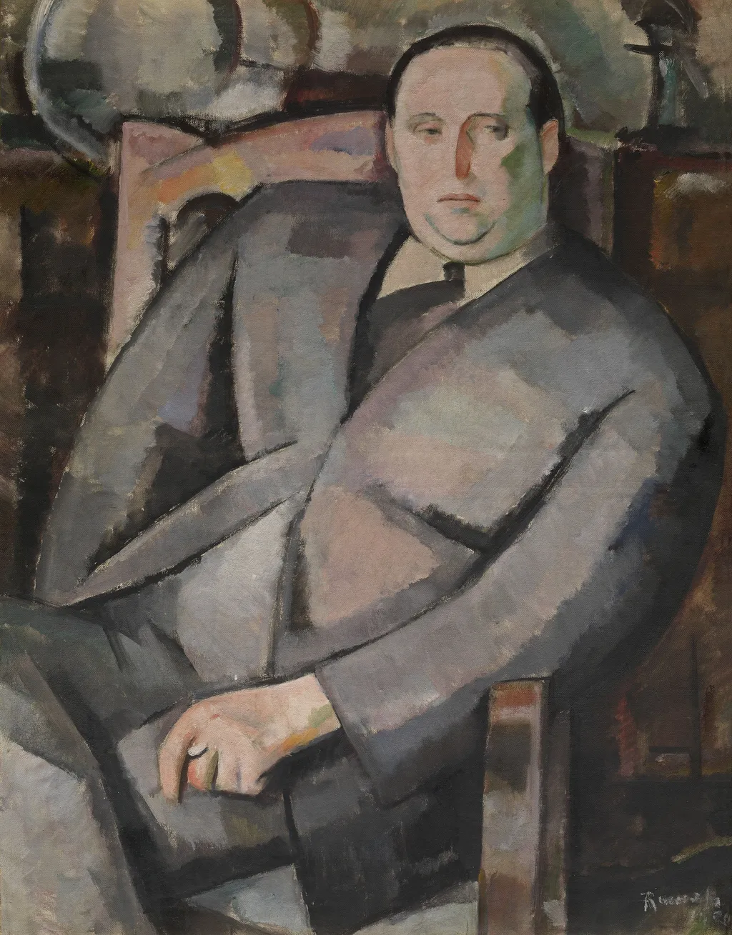 Paul-Gustave van Hecke, by Ramah, oil, 1920