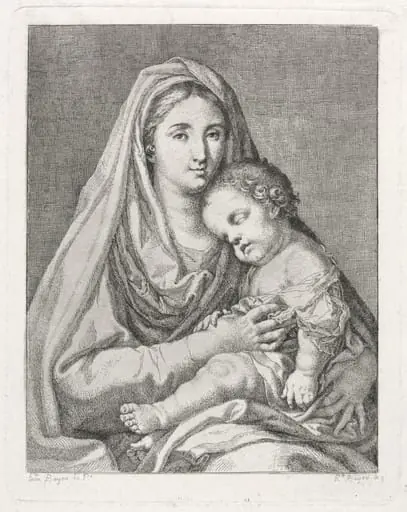 Madonna and Child (after Francisco Bayeu y Subias), by Ramón Bayeu