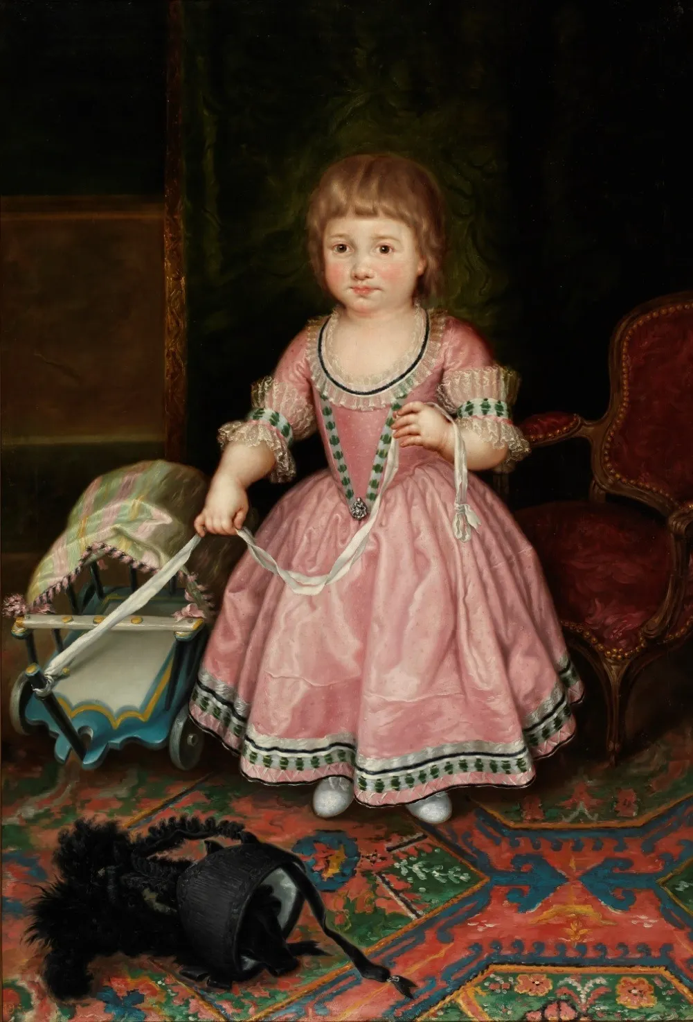 The Infanta María Isabella of Spain, by Ramón Bayeu, oil, 1796