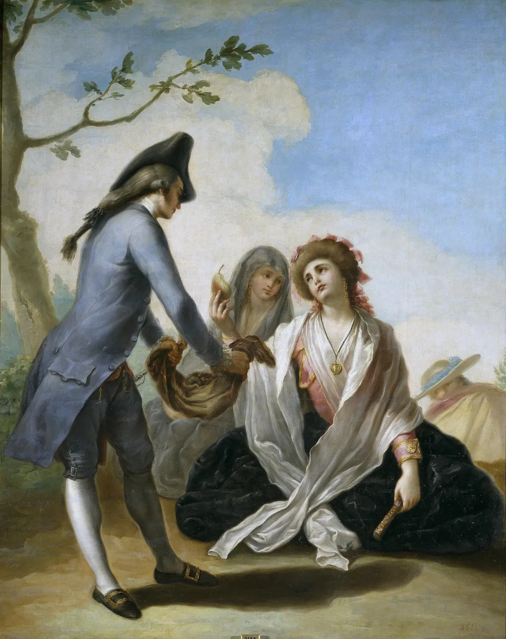 The rustic Offering, by Ramón Bayeu, oil, 1790