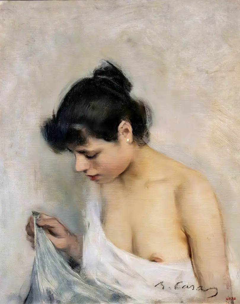 Study, by Ramon Casas