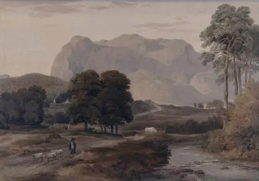 Landscape with Mountains, by Ramsay Richard RA Reinagle