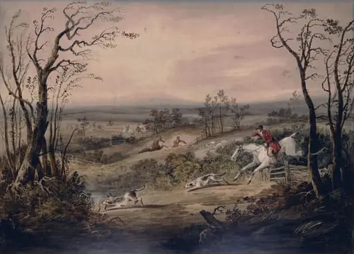 Fox Hunting: The Death, by Ramsay Richard Reinagle