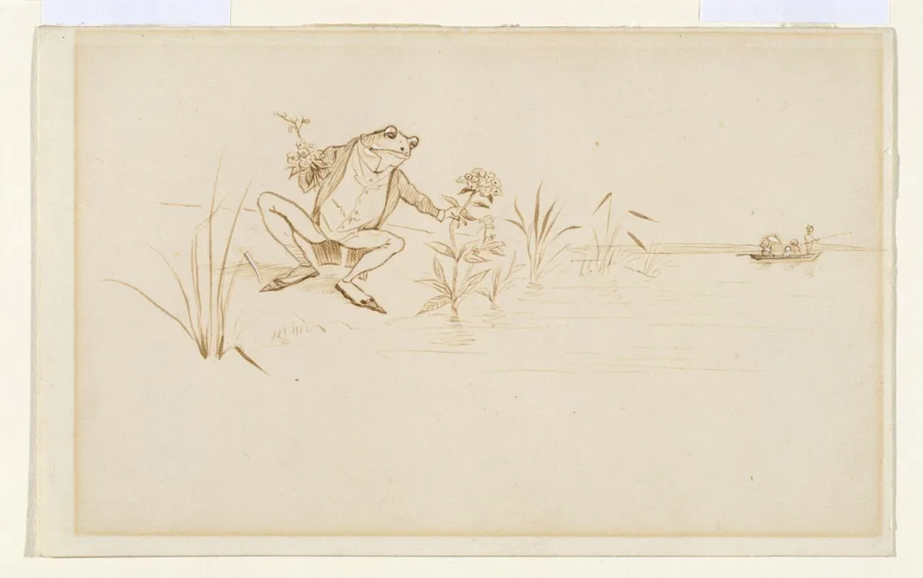 A Frog he would a-wooing go, by Randolph Caldecott, 1883