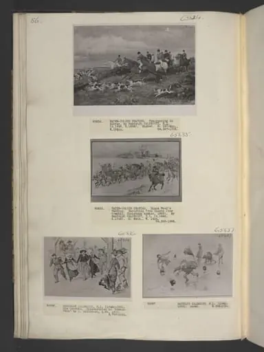 Fox hunting in Surrey, by Randolph Caldecott