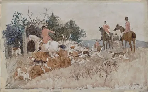 Going to Cover, by Randolph Caldecott