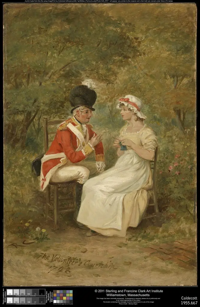 The Volunteer's Courtship, 1798, by Randolph Caldecott