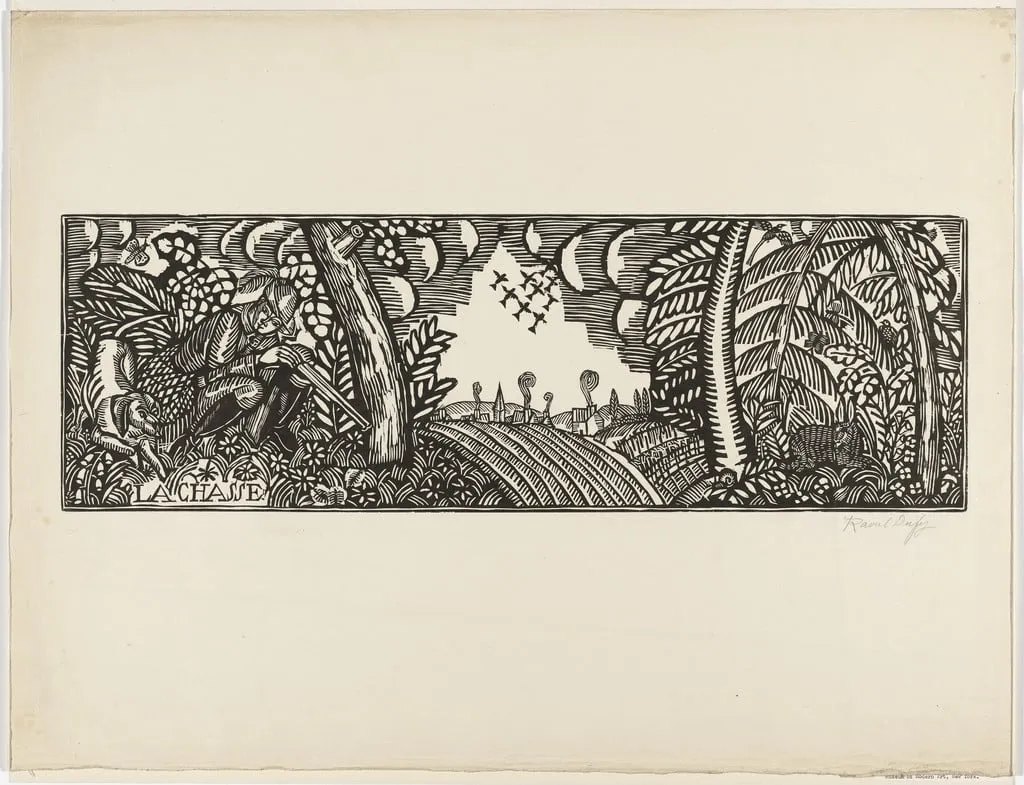Untitled, by Raoul Dufy, ink, 1912