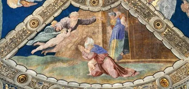 Apparition of God to Noah, by Raphael, unspecified, 1511