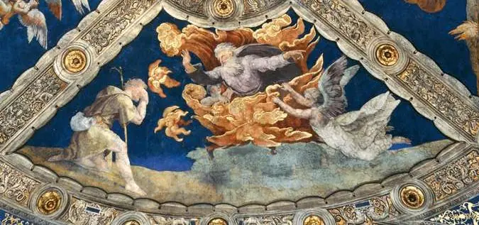 Burning bush, by Raphael